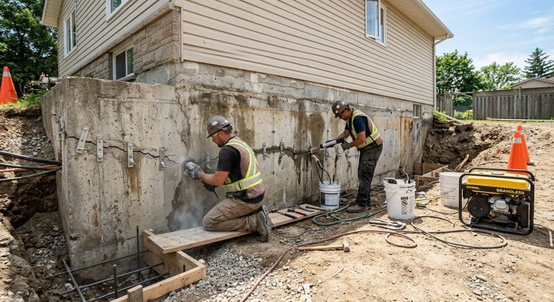 Concrete Foundation Repair in Moneta, VA