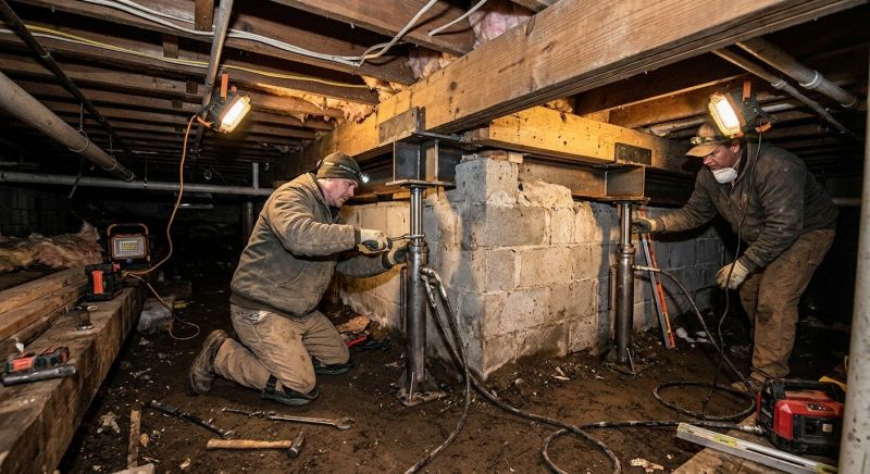 Crawlspace Foundation Repair in Moneta, VA