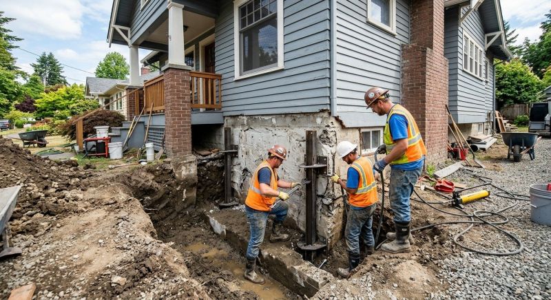 House Foundation Repair in Moneta, VA