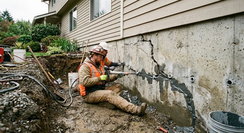 Basement Foundation Repair in Boones Mill, VA