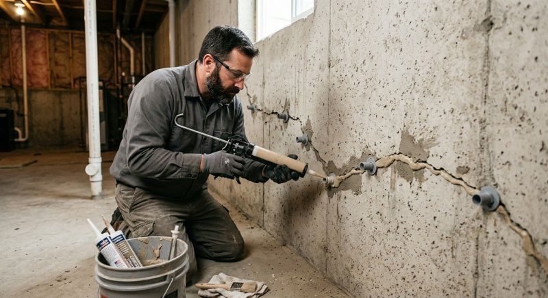 Basement Foundation Repair in Franklin County, VA