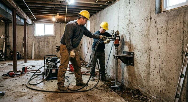 Basement Stabilization in Roanoke, VA