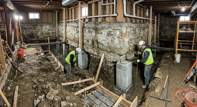 Basement Underpinning in Roanoke, VA