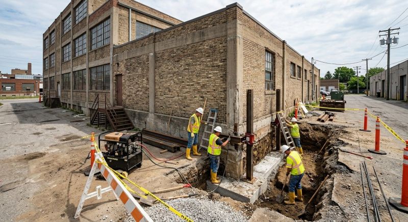 Building Foundation Repair in Christiansburg, VA