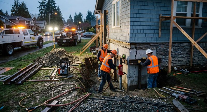 Building Foundation Repair in Moneta, VA