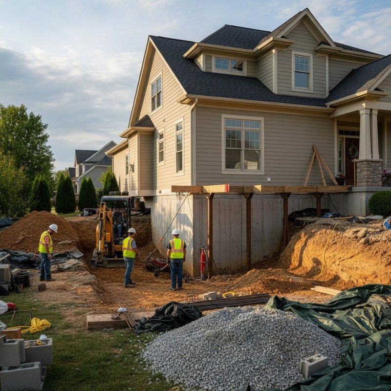 Building Foundation Repair in Moneta, VA