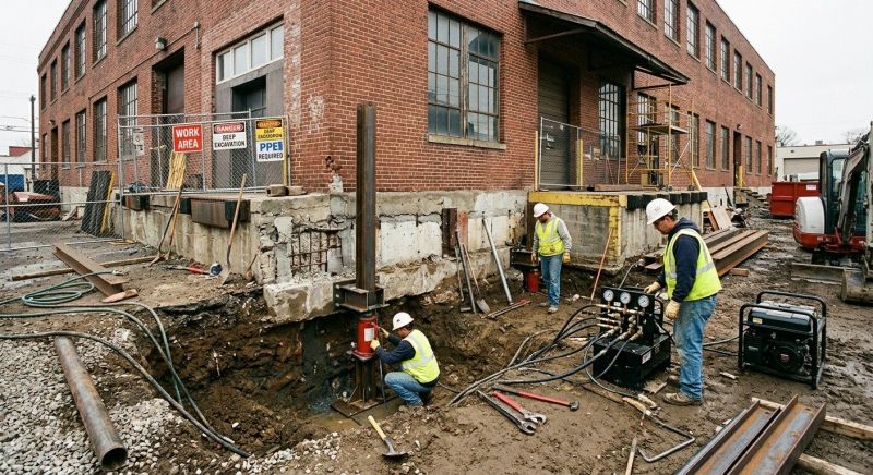 Commercial Foundation Repair in Roanoke, VA