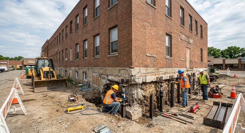 Commercial Foundation Repair in Roanoke, VA