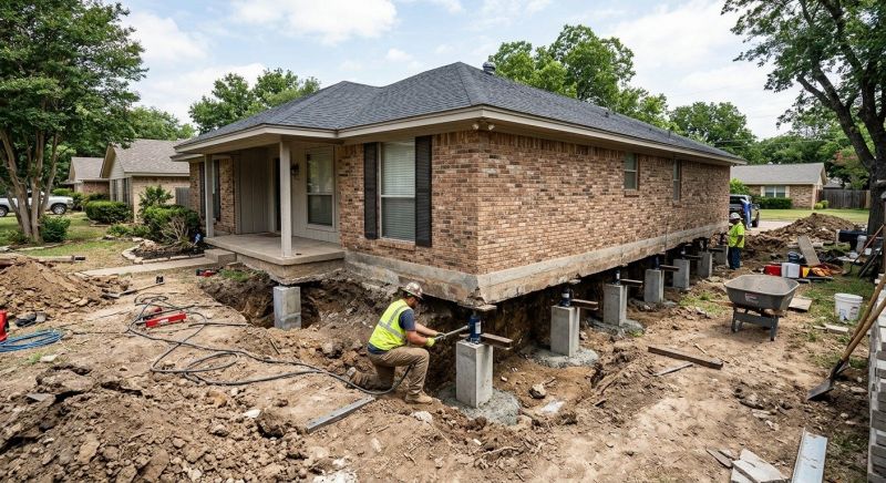 Concrete Foundation Leveling in Franklin County, VA