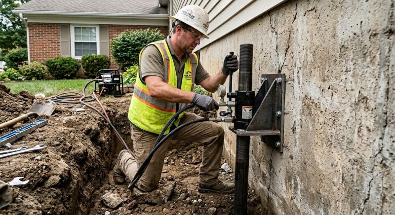 Concrete Foundation Leveling in Rocky Mount, VA