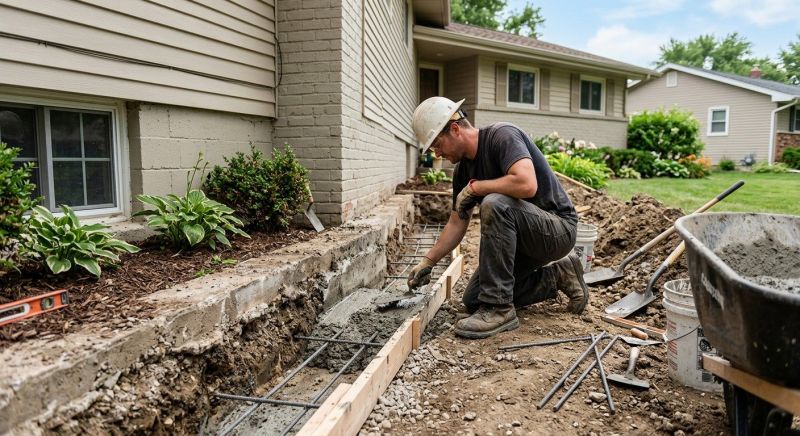 Concrete Foundation Repair in Blacksburg, VA