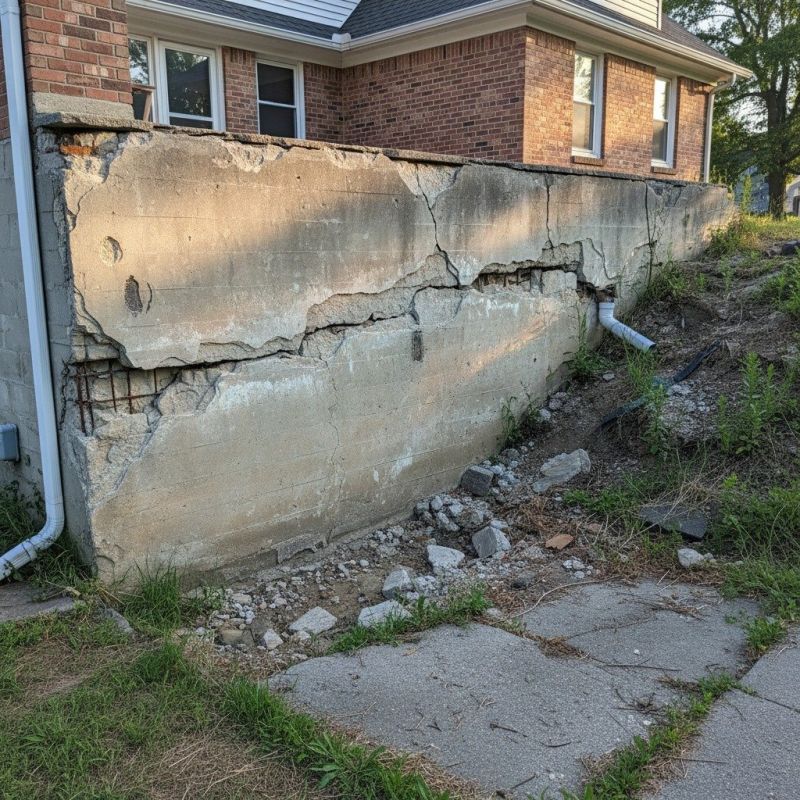 Cracked Foundation Repair in Franklin County, VA