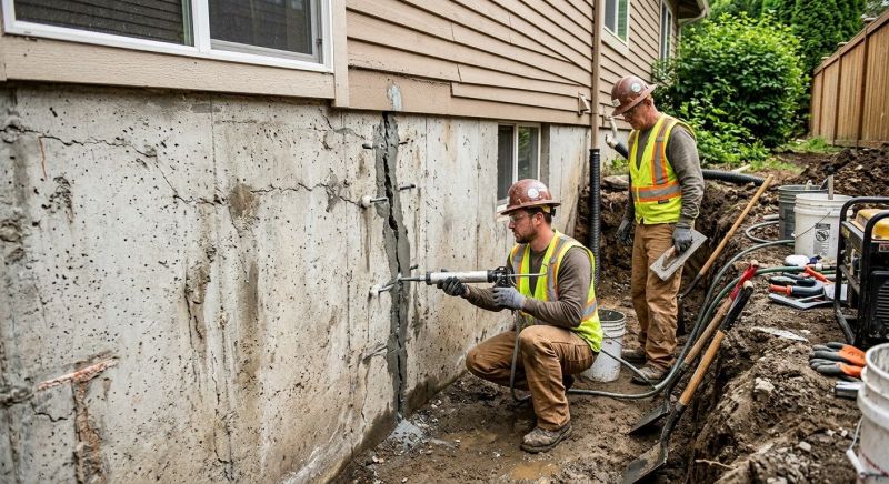 Cracked Foundation Repair in Franklin County, VA