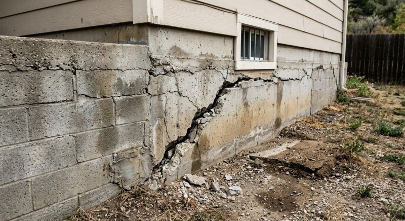 Cracked Foundation Repair in Franklin County, VA