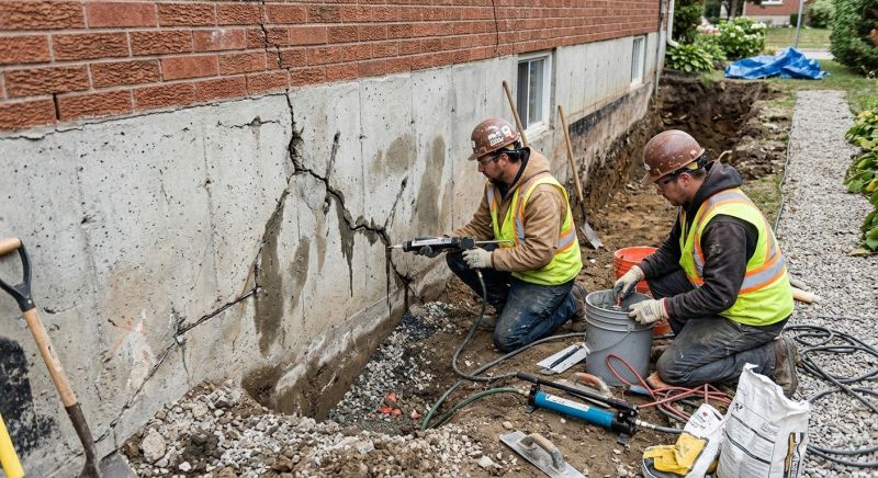 Cracked Foundation Repair in Salem, VA