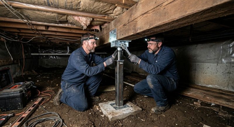 Crawl Space Leveling in Roanoke, VA