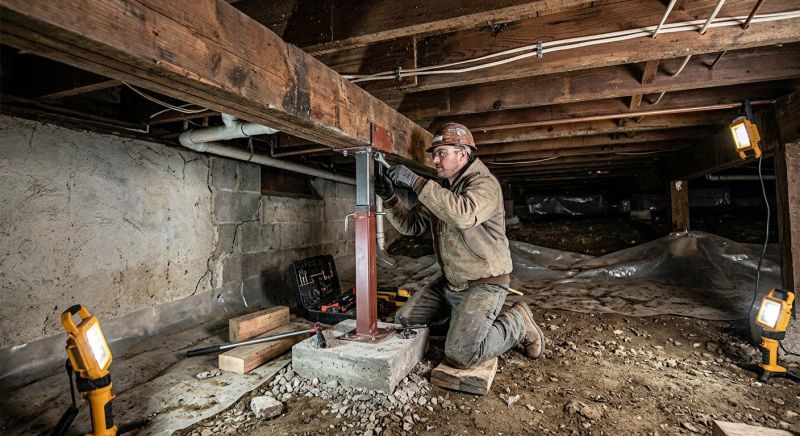 Crawlspace Foundation Repair in Botetourt County, VA