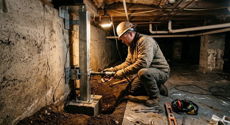 Crawlspace Foundation Repair in Wirtz, VA