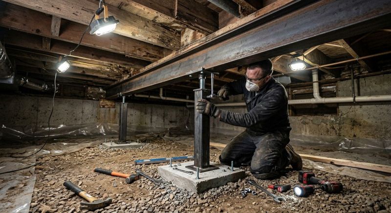 Crawlspace Structural Repair in Roanoke, VA