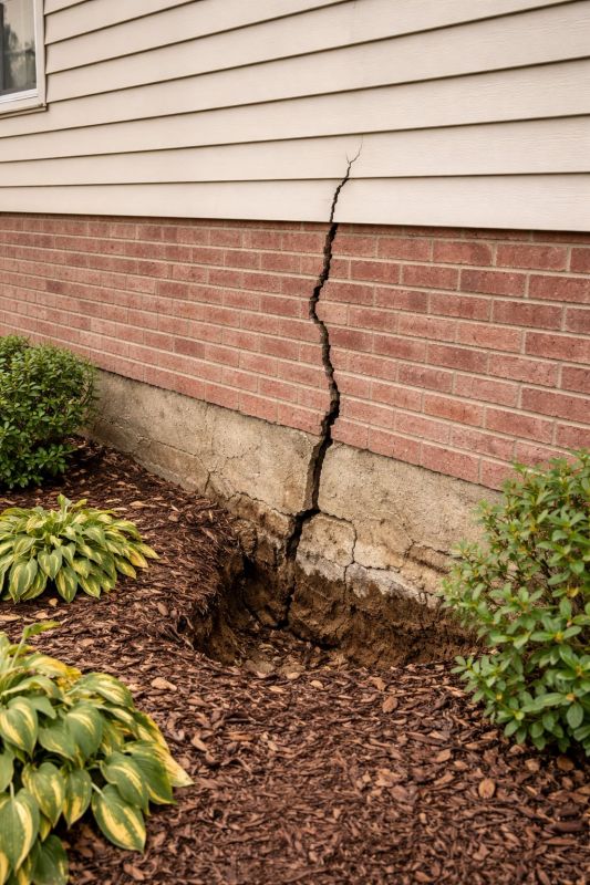 Foundation Crack Repair in Botetourt County, VA