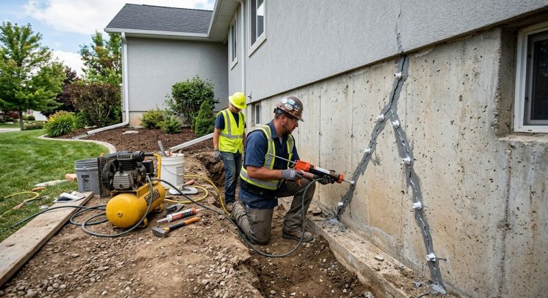 Foundation Damage Repair in Boones Mill, VA