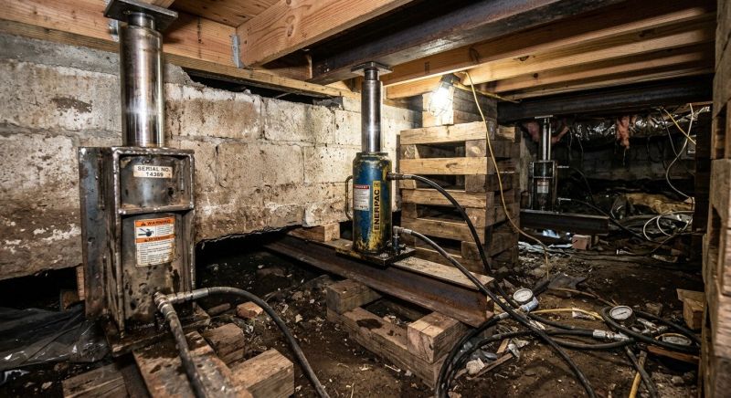 Foundation Jacking in Botetourt County, VA