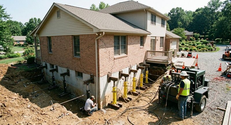 Foundation Jacking in Roanoke, VA