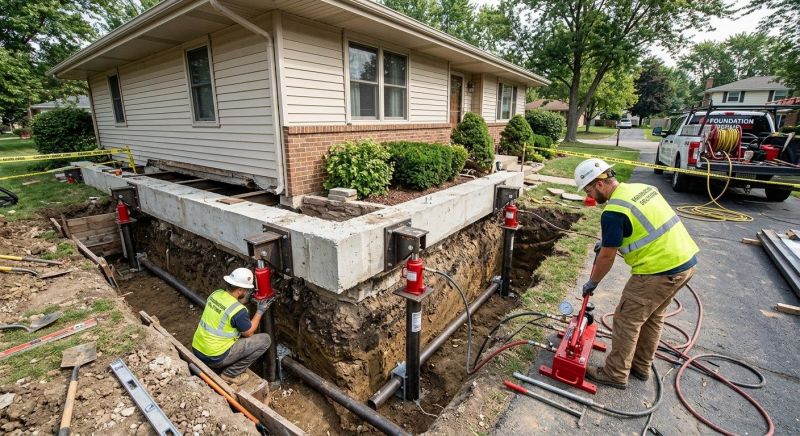 Foundation Jacking in Roanoke, VA