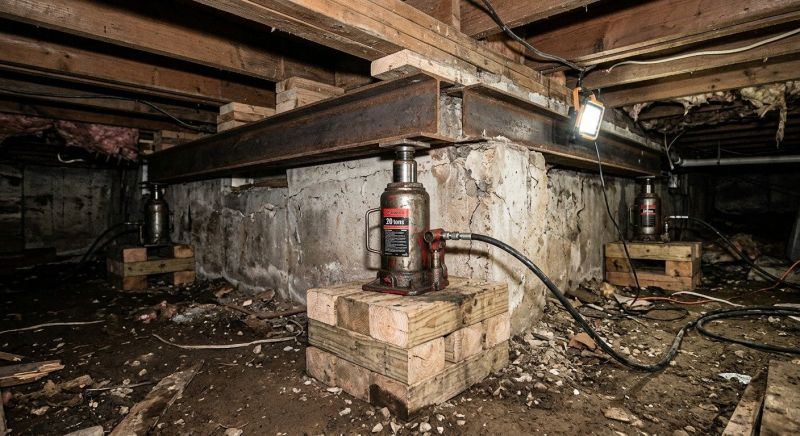 Foundation Jacking in Roanoke, VA