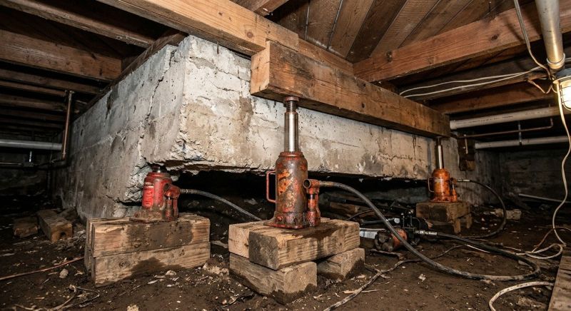 Foundation Jacking in New Castle, VA