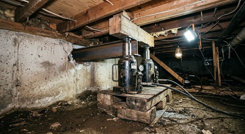 Foundation Jacking in Salem, VA