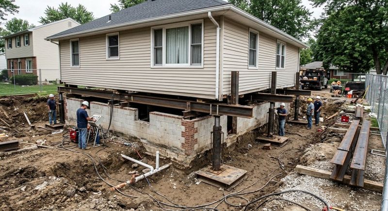 Foundation Lifting in Botetourt County, VA