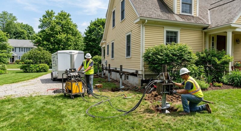 Foundation Lifting in Christiansburg, VA