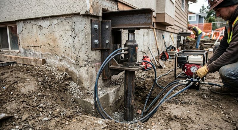 Foundation Lifting in Roanoke, VA