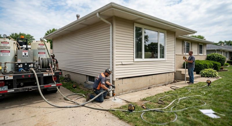 Foundation Lifting in Wirtz, VA