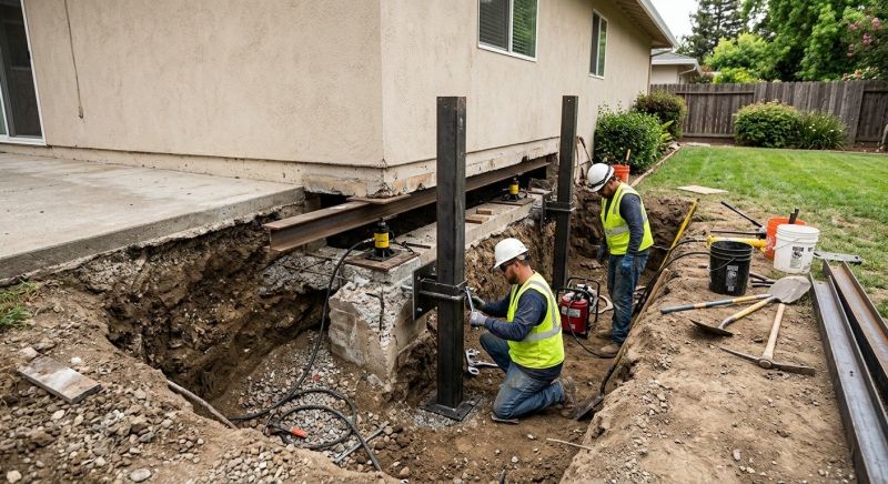 Foundation Pier Repair in Roanoke, VA