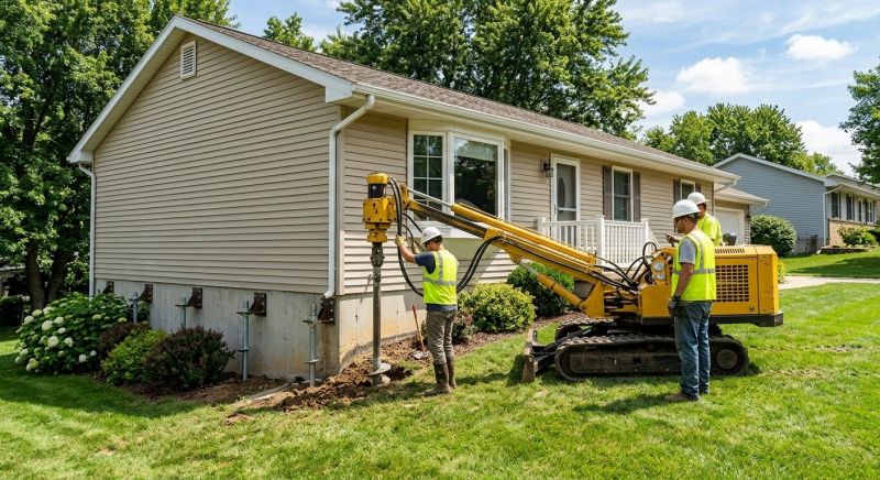 Foundation Raising in Boones Mill, VA