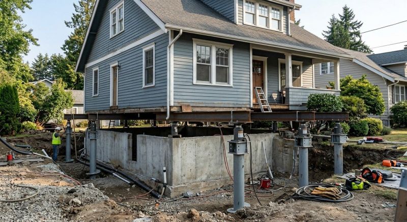 Foundation Raising in Moneta, VA