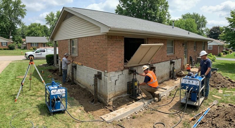 Foundation Releveling in Roanoke, VA