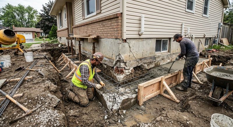 Foundation Repair in Franklin County, VA