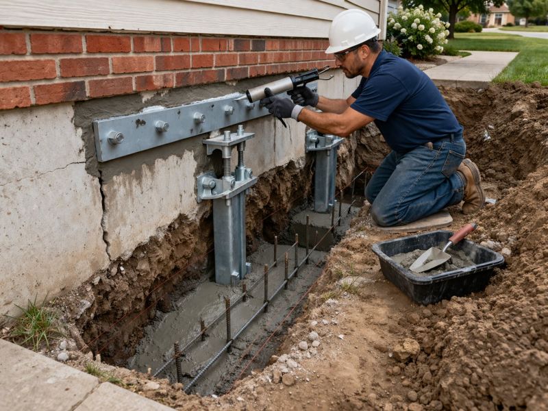 Foundation Repair in Rocky Mount, VA