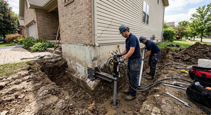 Foundation Settlement Repair in Roanoke, VA