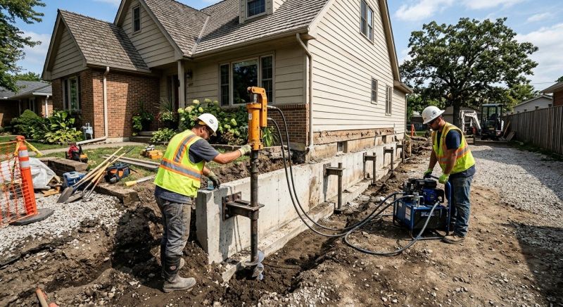 Foundation Stabilizing in Boones Mill, VA