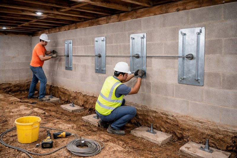 Foundation Stabilizing in Christiansburg, VA
