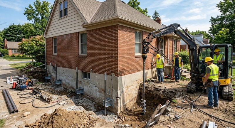 Foundation Stabilizing in New Castle, VA