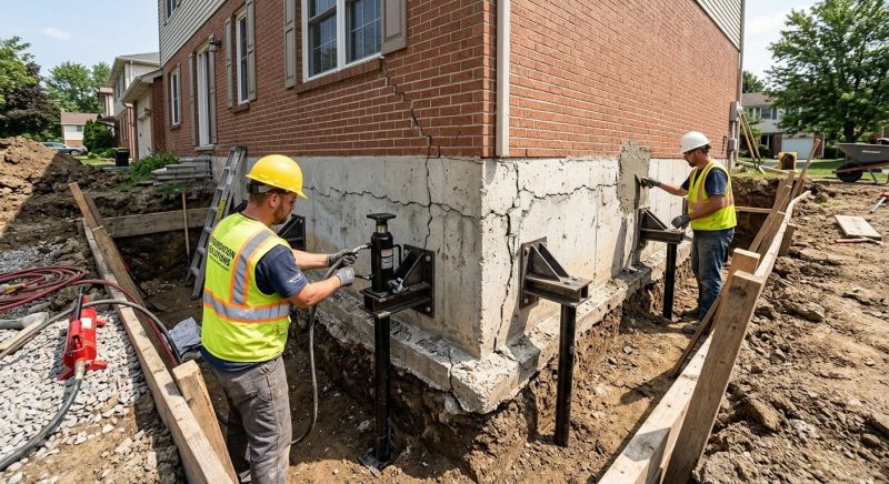 Foundation Structural Repair in Botetourt County, VA