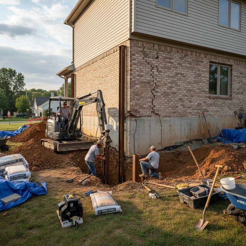 Foundation Structural Repair in Botetourt County, VA
