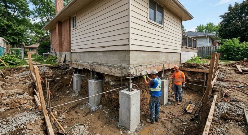 Foundation Underpinning in Roanoke, VA