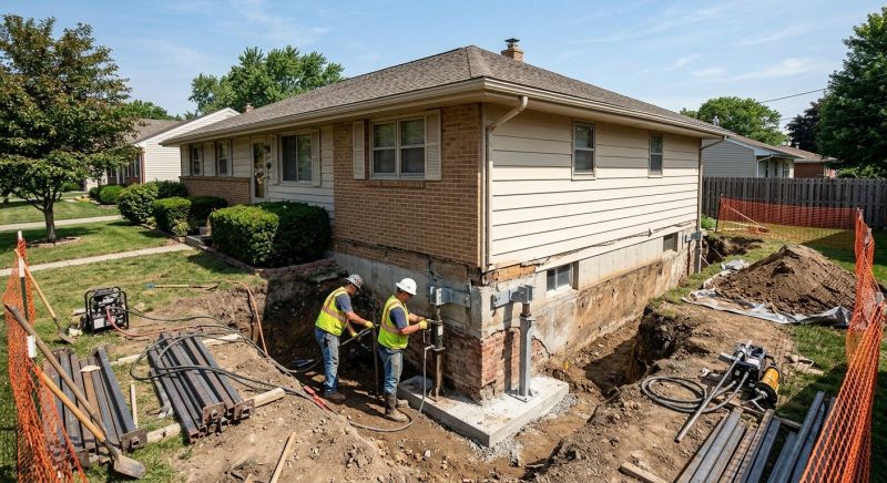 Foundation Underpinning in Roanoke, VA