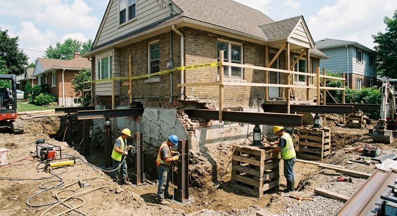 House Foundation Repair in Roanoke, VA
